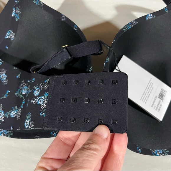Knix x Anna Sui WingWoman Black Floral Contour Bra 36DD - Picture 5 of 12
